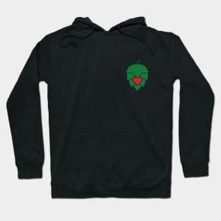 Beer Hops With Heart Hoodie